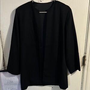 Maria Pinto casual, no collar jacket.